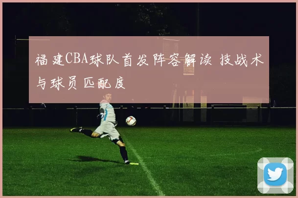 福建CBA球队首发阵容解读 技战术与球员匹配度