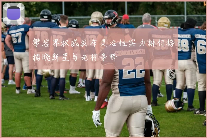 攀岩界权威发布灵活性实力排行榜揭晓新星与老将争锋
