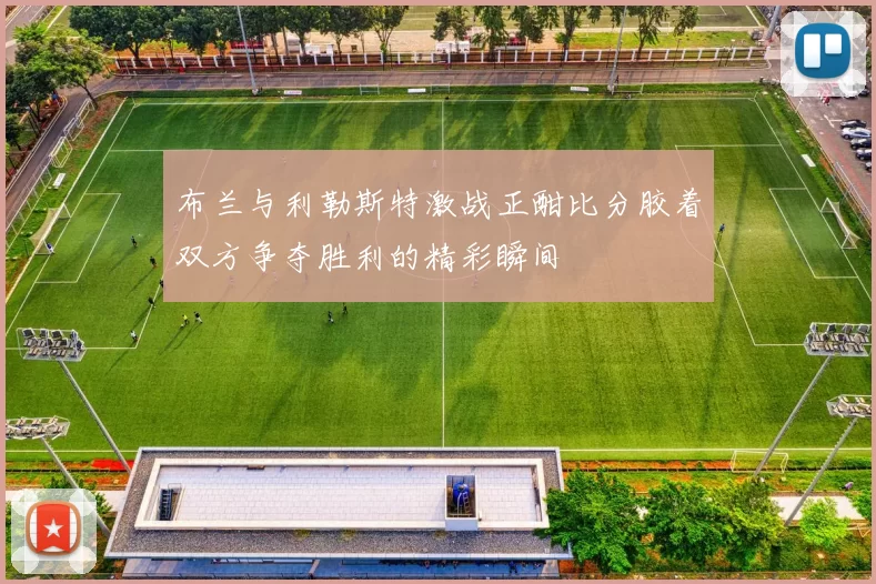 布兰与利勒斯特激战正酣比分胶着双方争夺胜利的精彩瞬间